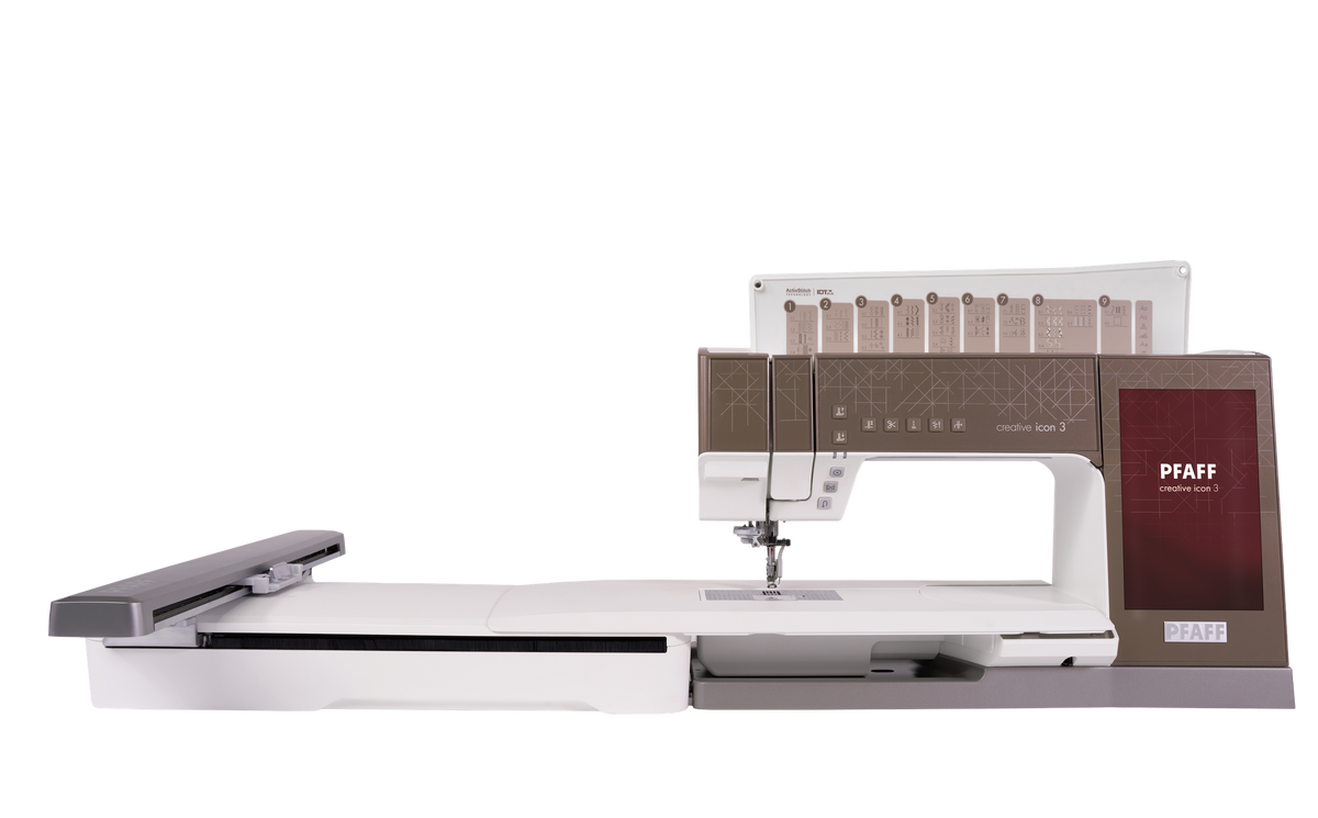 PFAFF creative icon 3 makine detay görünümü