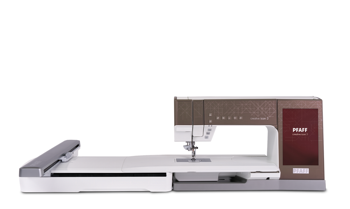 PFAFF creative icon 3 dikiş ve nakış makinesi önden görünüm